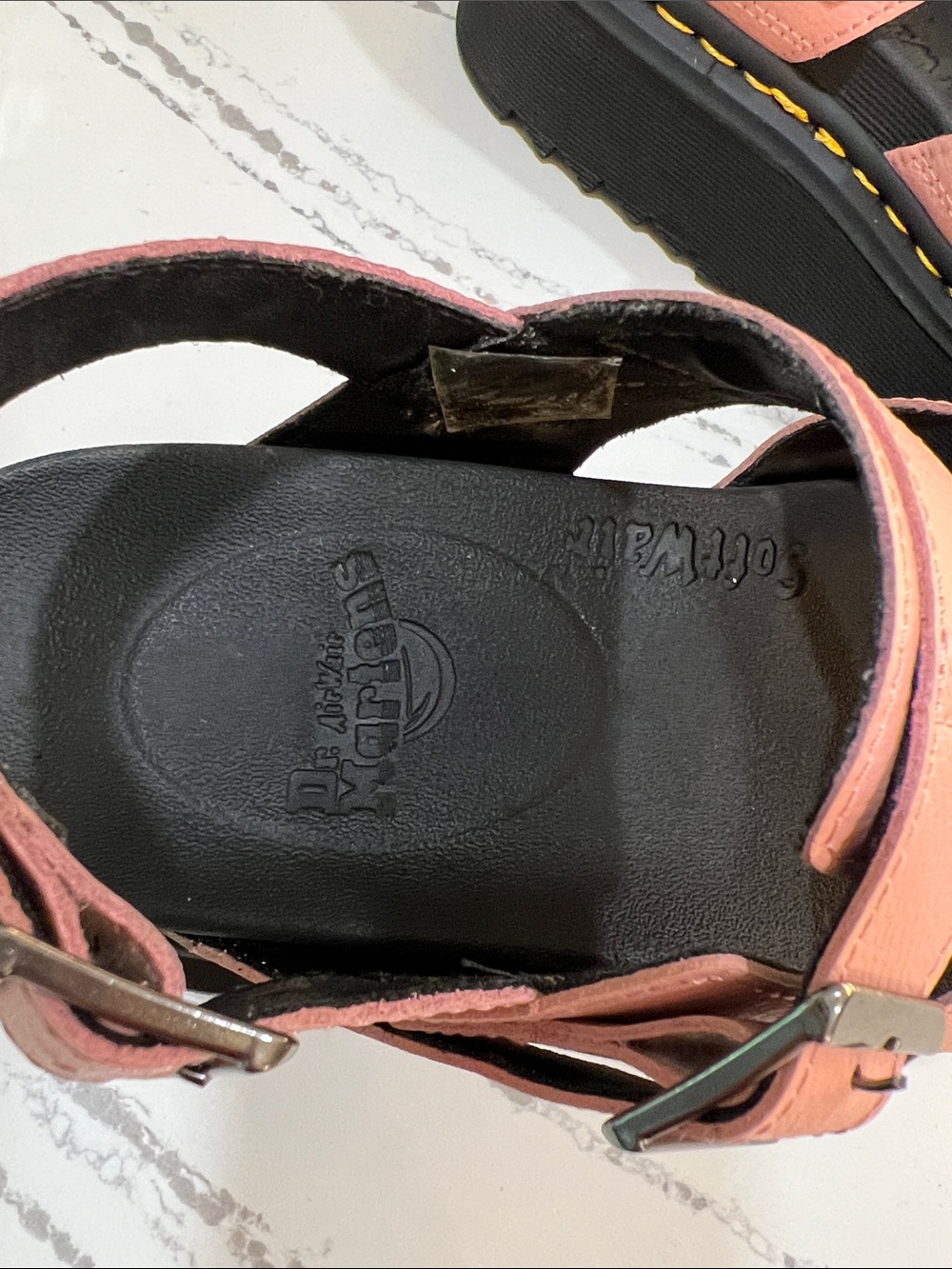 Dr. Martens Voss II Quad Pink Crisscross Platform Sandals size 9 - Picture 2 of 16